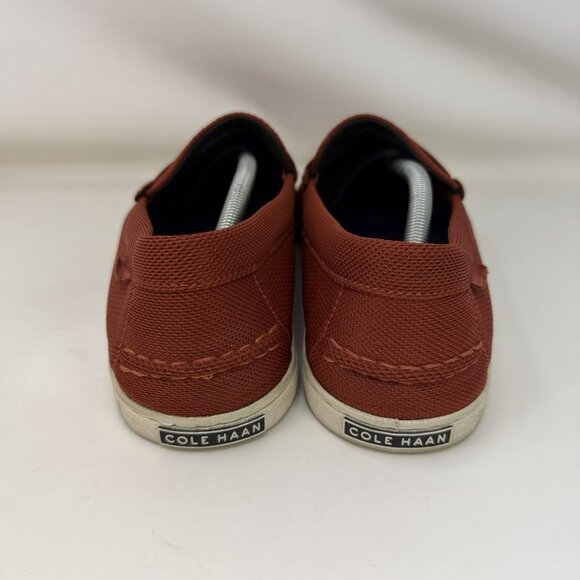 Cole Haan Nantucket Knit Penny Loafers Orange Men\'s Size 12 main image 4